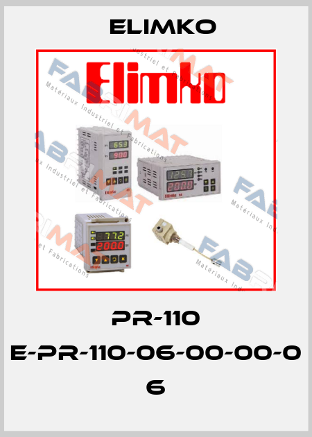 PR-110 E-PR-110-06-00-00-0 6 Elimko