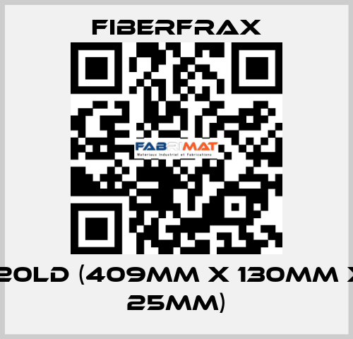 120LD (409mm x 130mm x 25mm) Fiberfrax