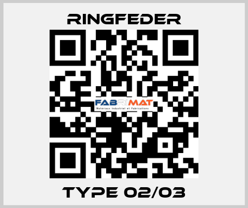 Type 02/03 Ringfeder