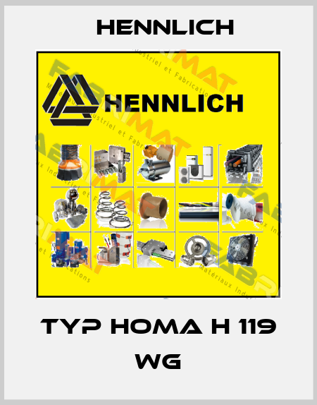 Typ HOMA H 119 WG Hennlich