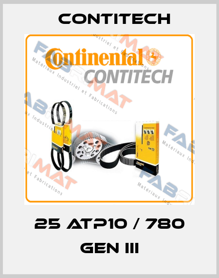 25 ATP10 / 780 GEN III Contitech