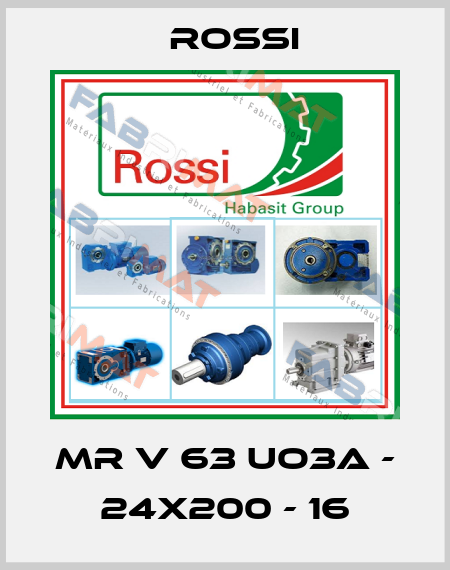 MR V 63 UO3A - 24x200 - 16 Rossi