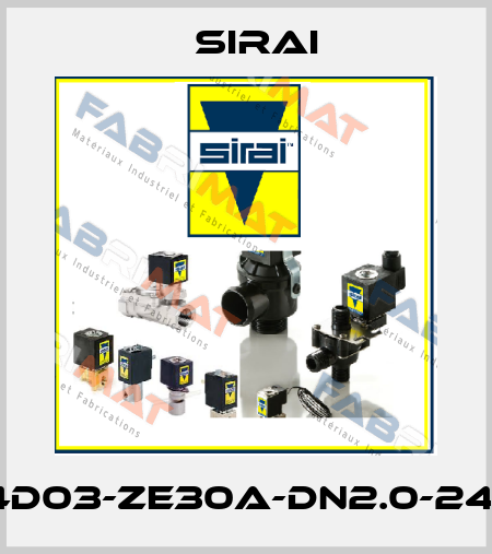 V124D03-ZE30A-DN2.0-24VDC Sirai