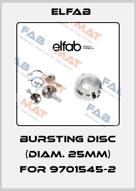 Bursting disc (diam. 25mm) for 9701545-2 Elfab