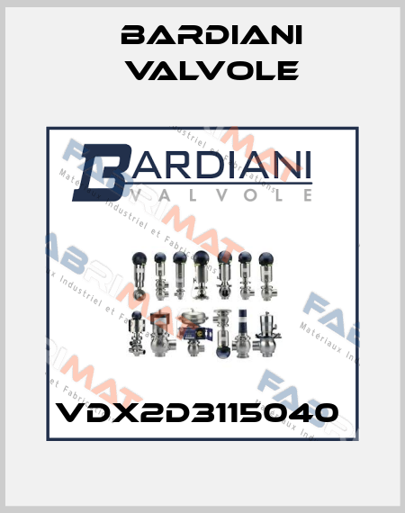 VDX2D3115040  Bardiani Valvole