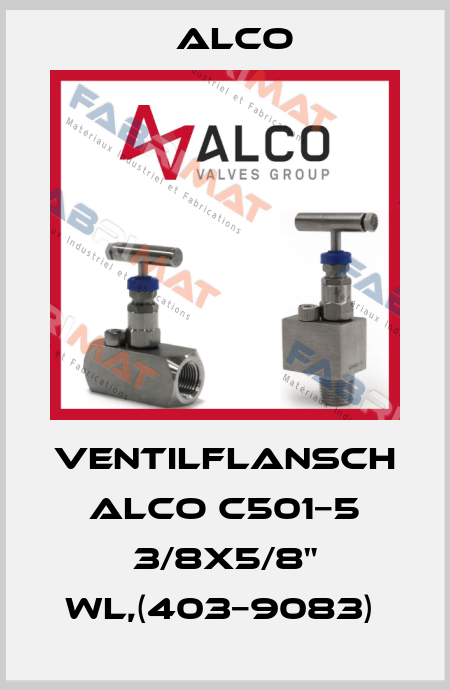 VENTILFLANSCH ALCO C501−5 3/8X5/8" WL,(403−9083)  Alco
