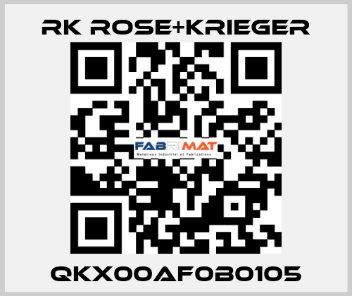 QKX00AF0B0105 RK Rose+Krieger