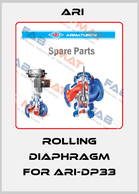 Rolling diaphragm for ARI-DP33 ARI