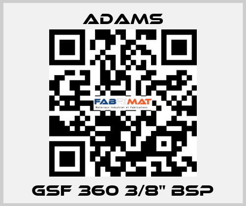 GSF 360 3/8" BSP ADAMS