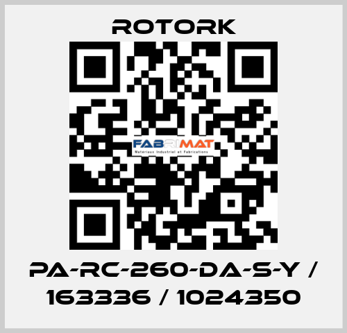 PA-RC-260-DA-S-Y / 163336 / 1024350 Rotork