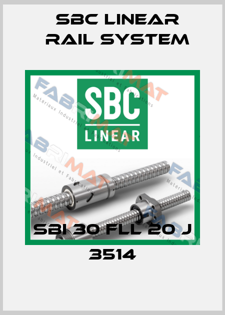 SBI 30 FLL 20 J 3514 SBC Linear Rail System
