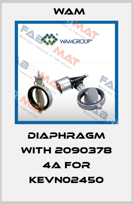 Diaphragm with 2090378 4A for KEVN02450 Wam