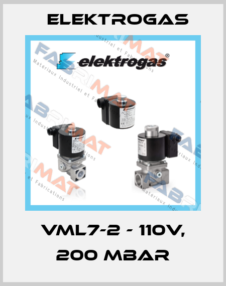 VML7-2 - 110V, 200 mbar Elektrogas
