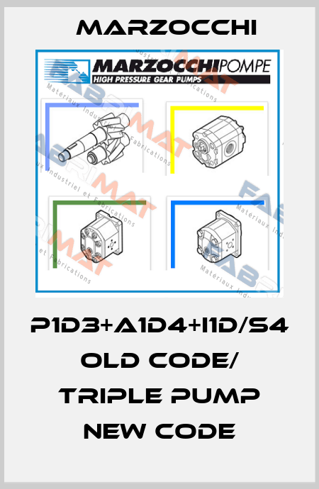 P1D3+A1D4+I1D/S4 old code/ TRIPLE PUMP new code Marzocchi