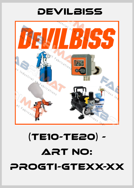 (TE10-TE20) - Art No: PROGTI-GTEXX-XX Devilbiss