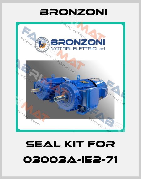 seal kit for 03003A-IE2-71 Bronzoni