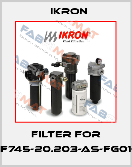 Filter for HF745-20.203-AS-FG010 Ikron