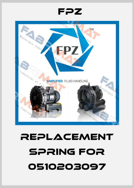 Replacement spring for 0510203097 Fpz