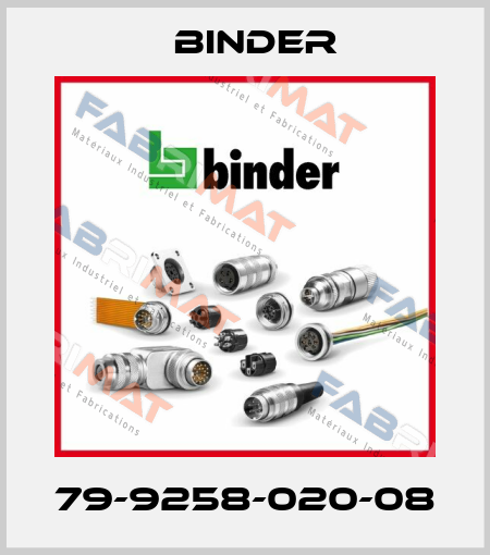 79-9258-020-08 Binder