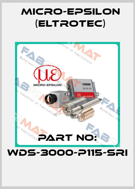 part no: WDS-3000-P115-SRI Micro-Epsilon (Eltrotec)