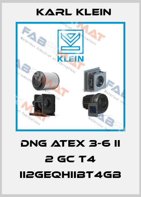 DNG ATEX 3-6 II 2 Gc T4 II2GEqhIIBT4Gb Karl Klein