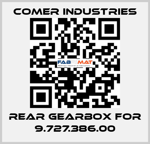 rear gearbox for 9.727.386.00 Comer Industries