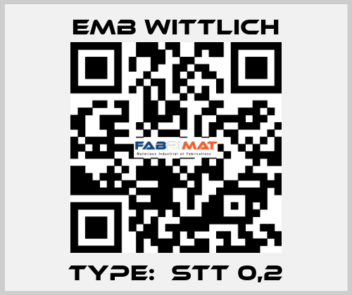 Type:  STT 0,2 EMB Wittlich