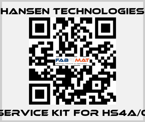 Service kit for HS4A/0 HANSEN TECHNOLOGIES