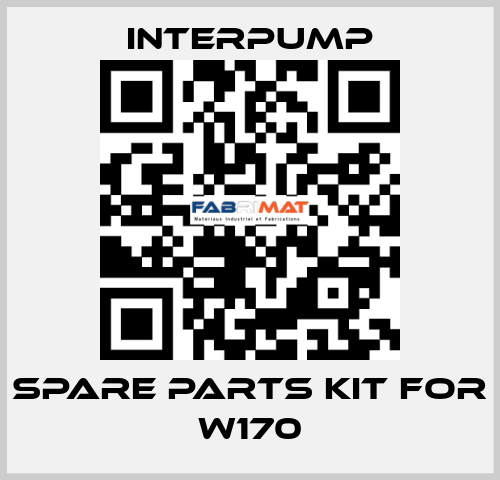 SPARE PARTS KIT FOR W170 Interpump