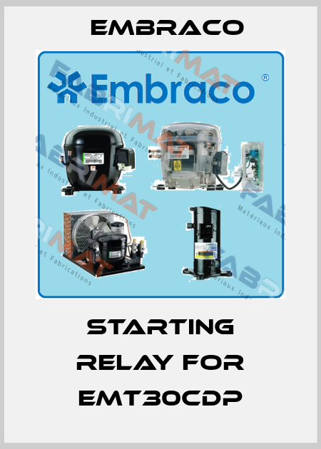 Starting Relay for EMT30CDP Embraco