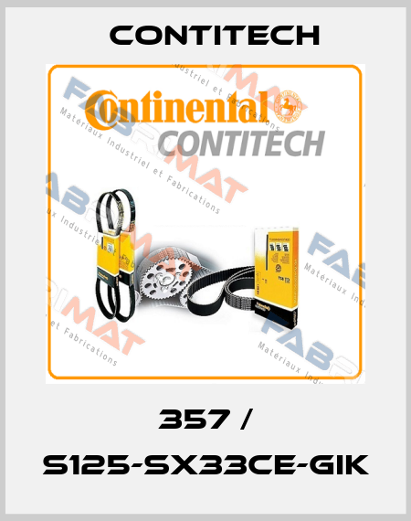 357 / S125-SX33CE-GIK Contitech