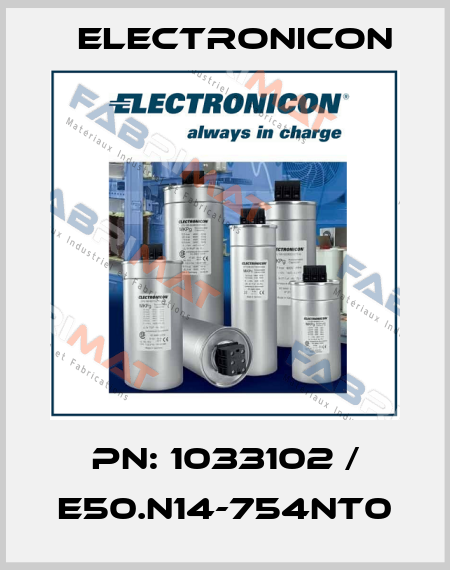 PN: 1033102 / E50.N14-754NT0 Electronicon