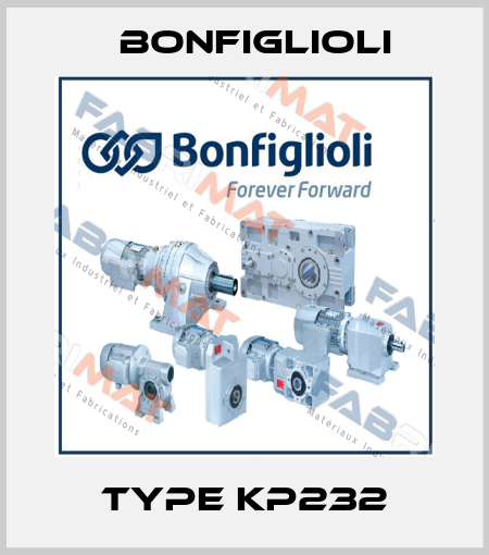 Type KP232 Bonfiglioli