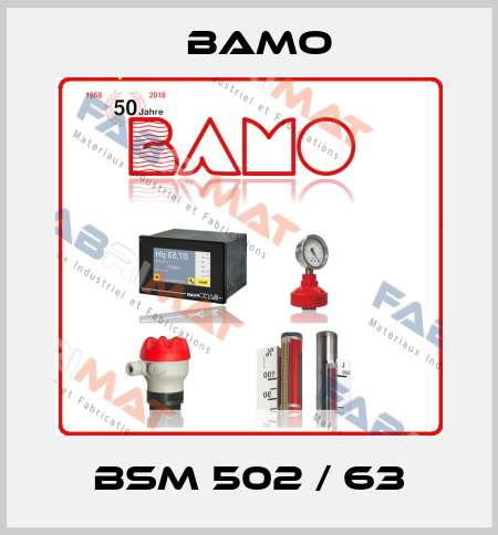 BSM 502 / 63 Bamo