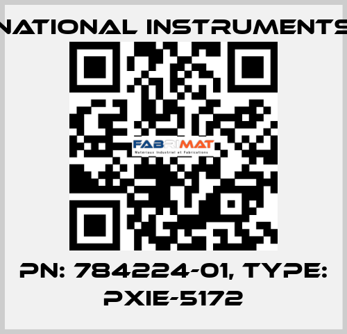 PN: 784224-01, Type: PXIe-5172 National Instruments
