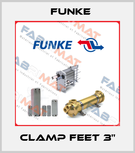Clamp feet 3" Funke