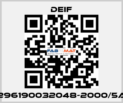 296190032048-2000/5A Deif
