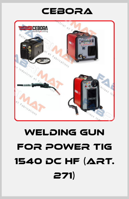 Welding gun for Power Tig 1540 DC HF (art. 271) Cebora