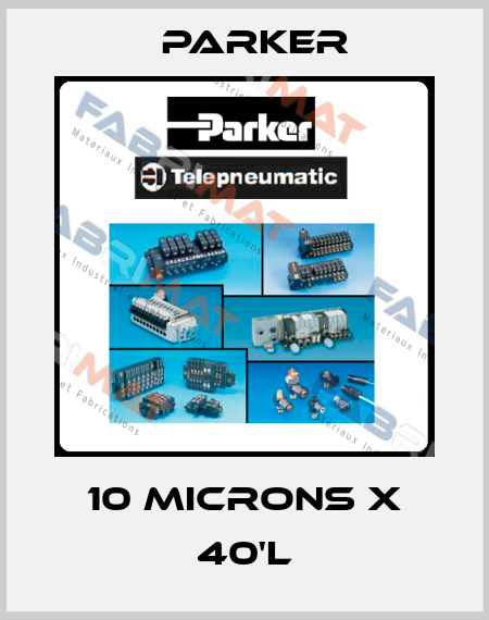 10 Microns X 40'L Parker