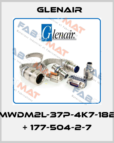 MWDM2L-37P-4K7-18B + 177-504-2-7 Glenair