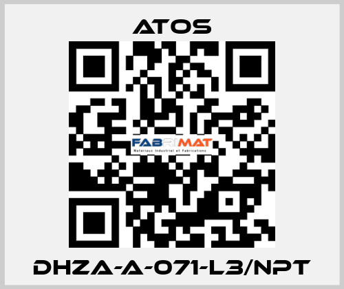 DHZA-A-071-L3/NPT Atos