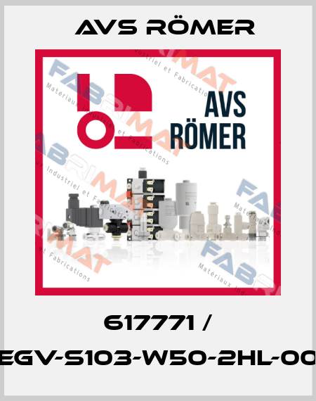 617771 / EGV-S103-W50-2HL-00 Avs Römer