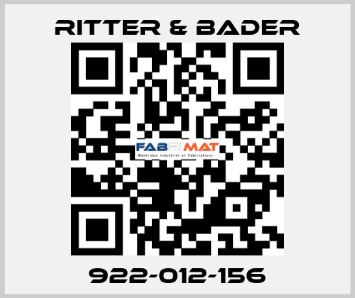 922-012-156 Ritter & Bader