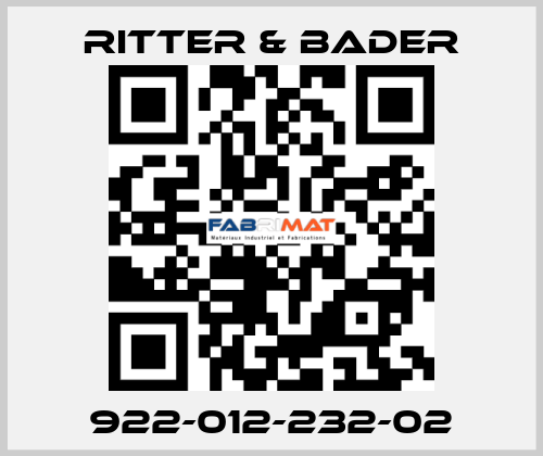 922-012-232-02 Ritter & Bader
