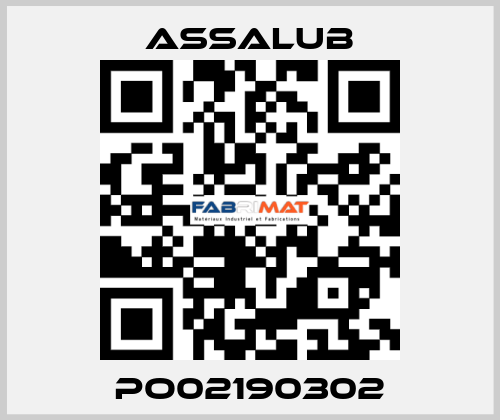 PO02190302 ASSALUB