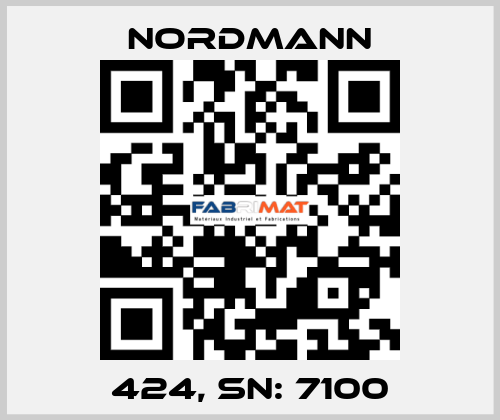 424, SN: 7100 Nordmann