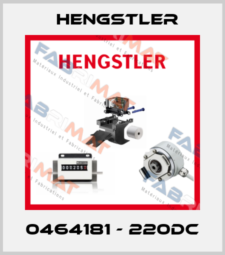 0464181 - 220DC Hengstler
