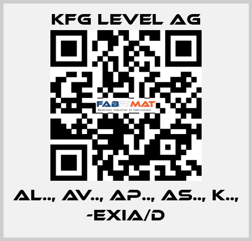 AL.., AV.., AP.., AS.., K.., -Exia/D KFG Level AG