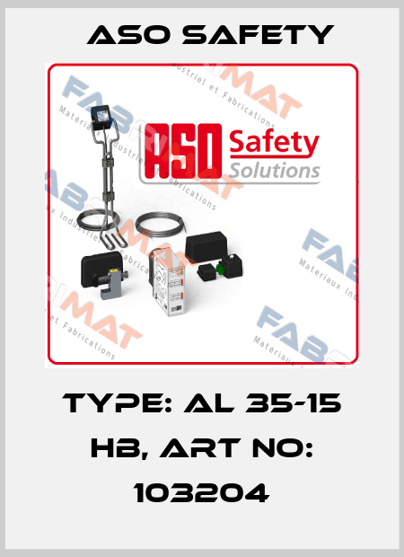 Type: AL 35-15 HB, Art No: 103204 ASO SAFETY