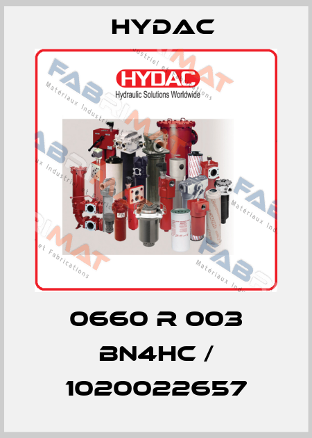 0660 R 003 BN4HC / 1020022657 Hydac